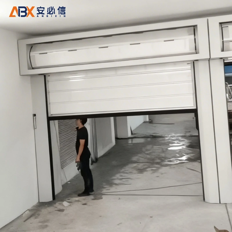 白银铝质快速门